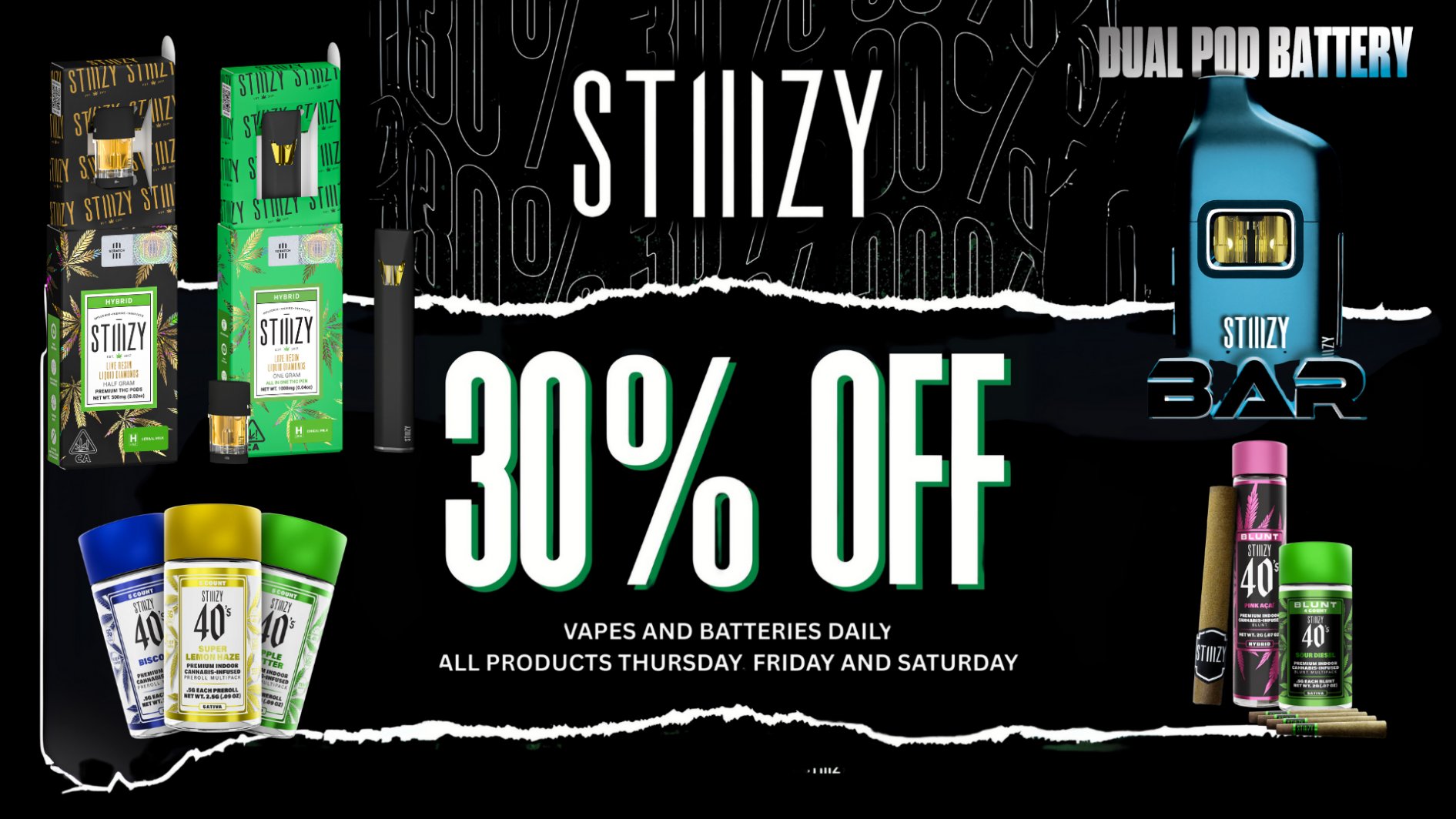 thursday friday saturday deals