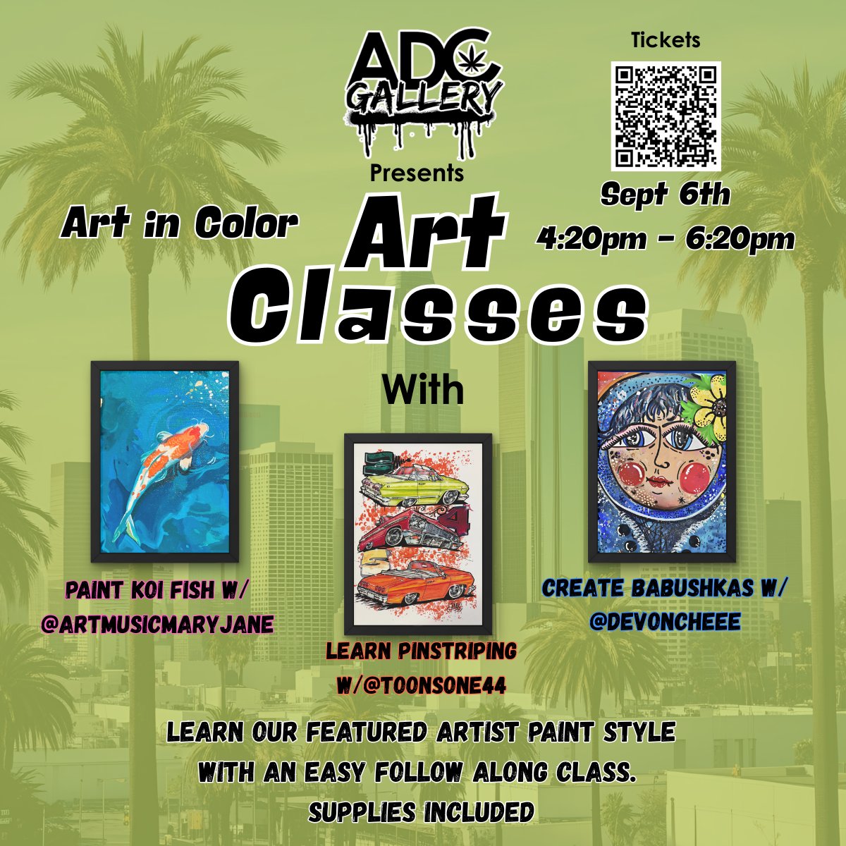 art class event banner