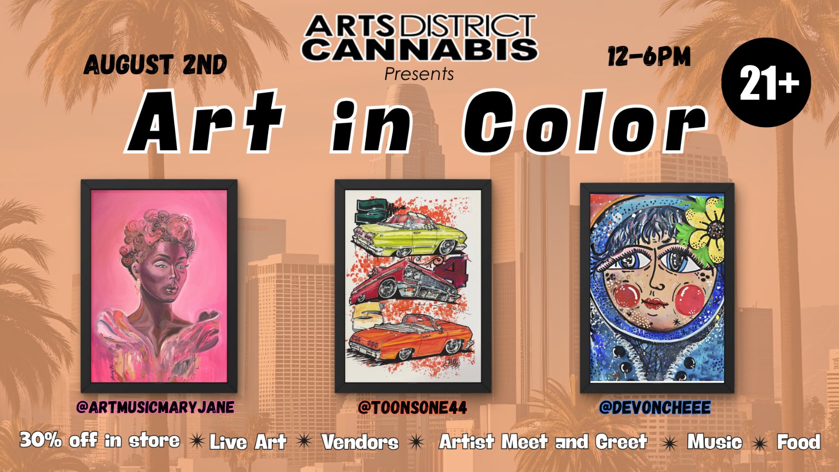 art in color event banner